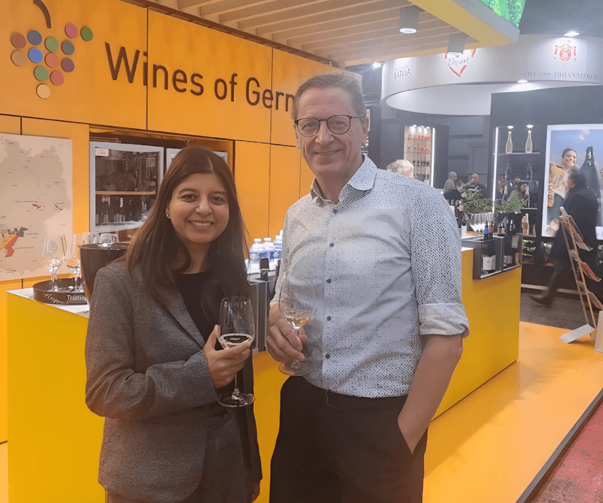 Malvika Patel With Steffen Schindler